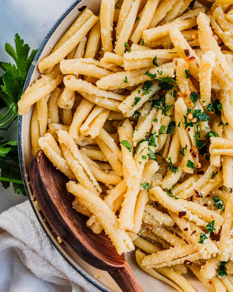 Garlic butter sauce pasta