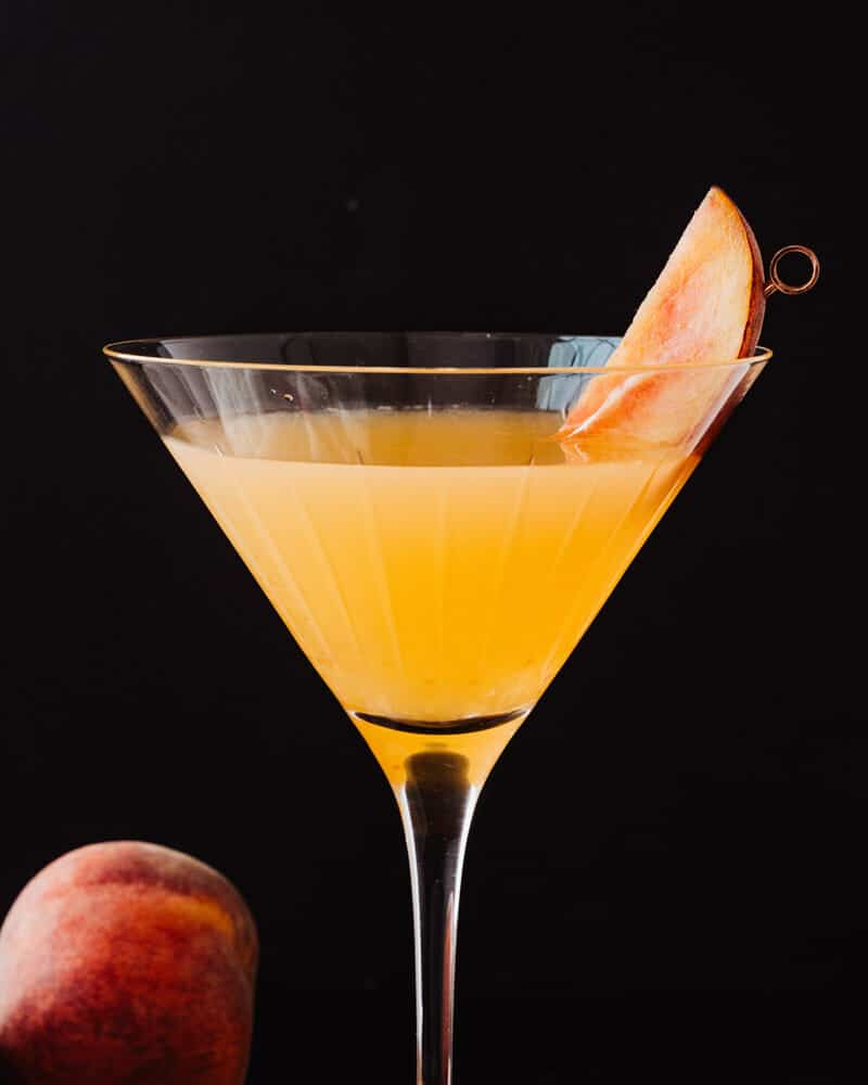 Peach martini