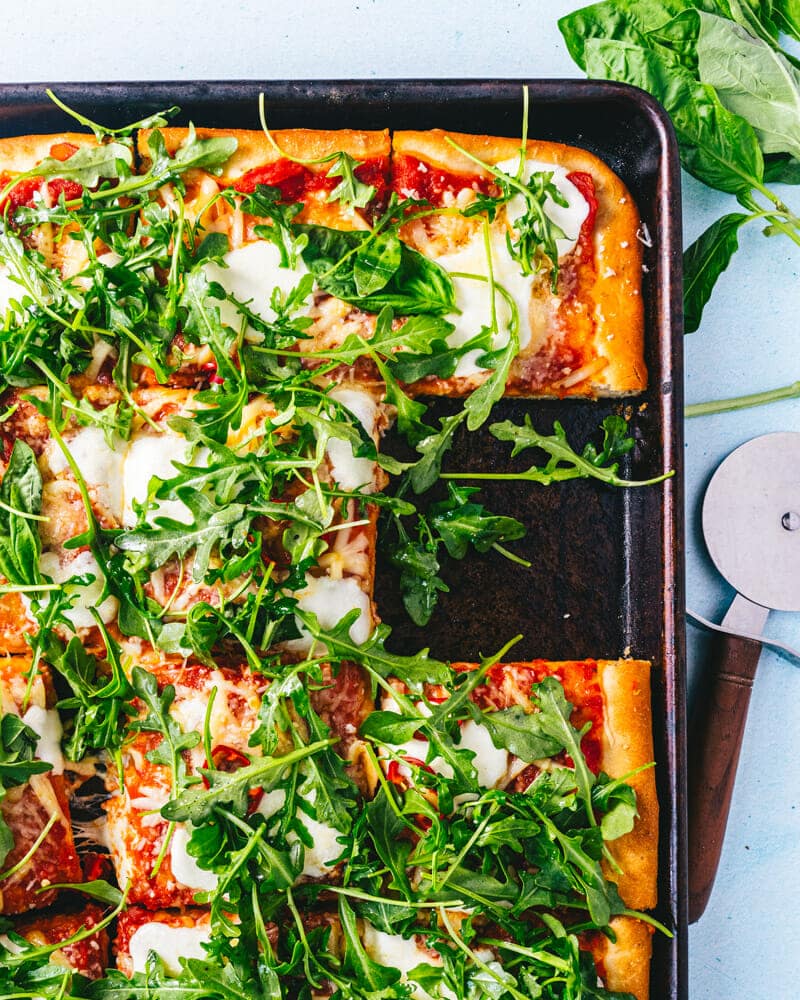 Arugula pizza recipe