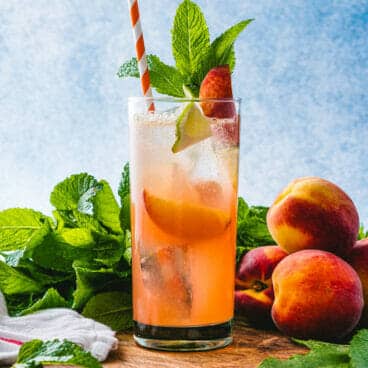 Peach mojito