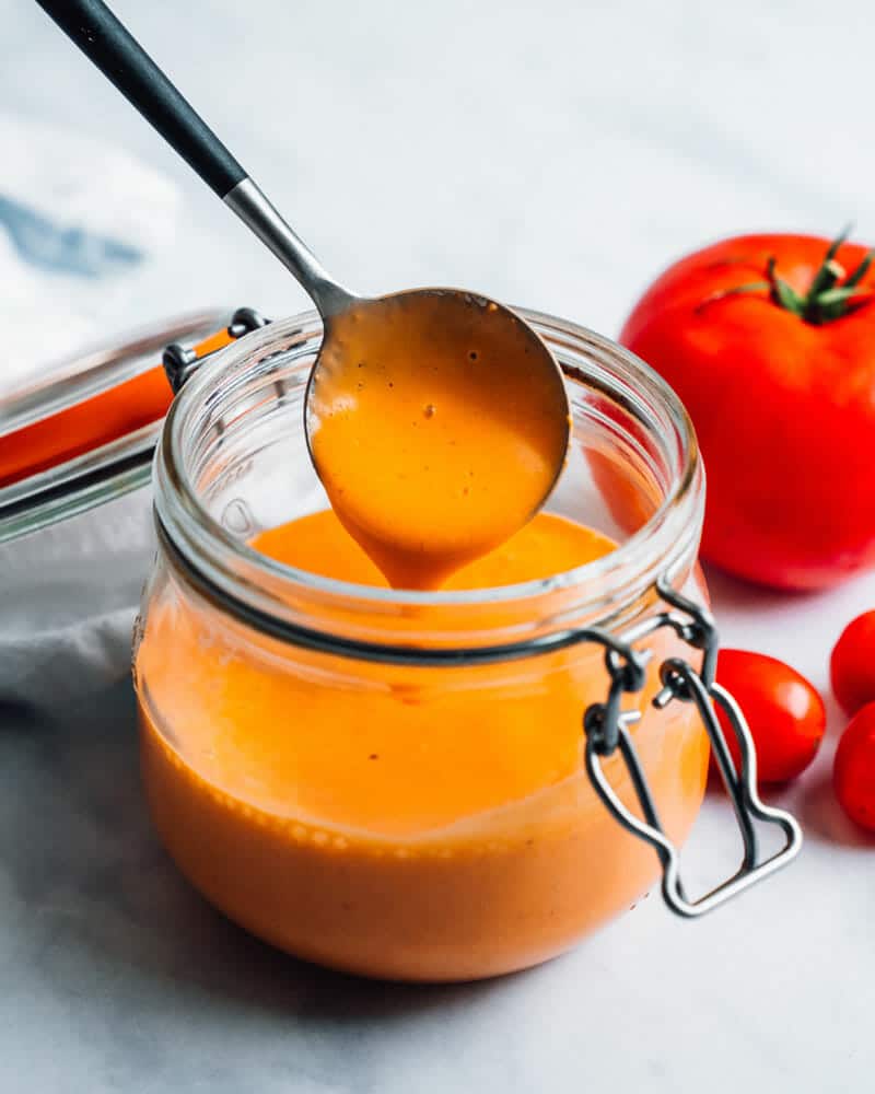 Tomato vinaigrette