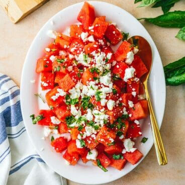 Watermelon feta salad