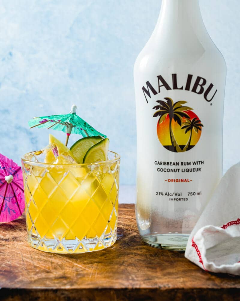 Malibu and Pineapple juice