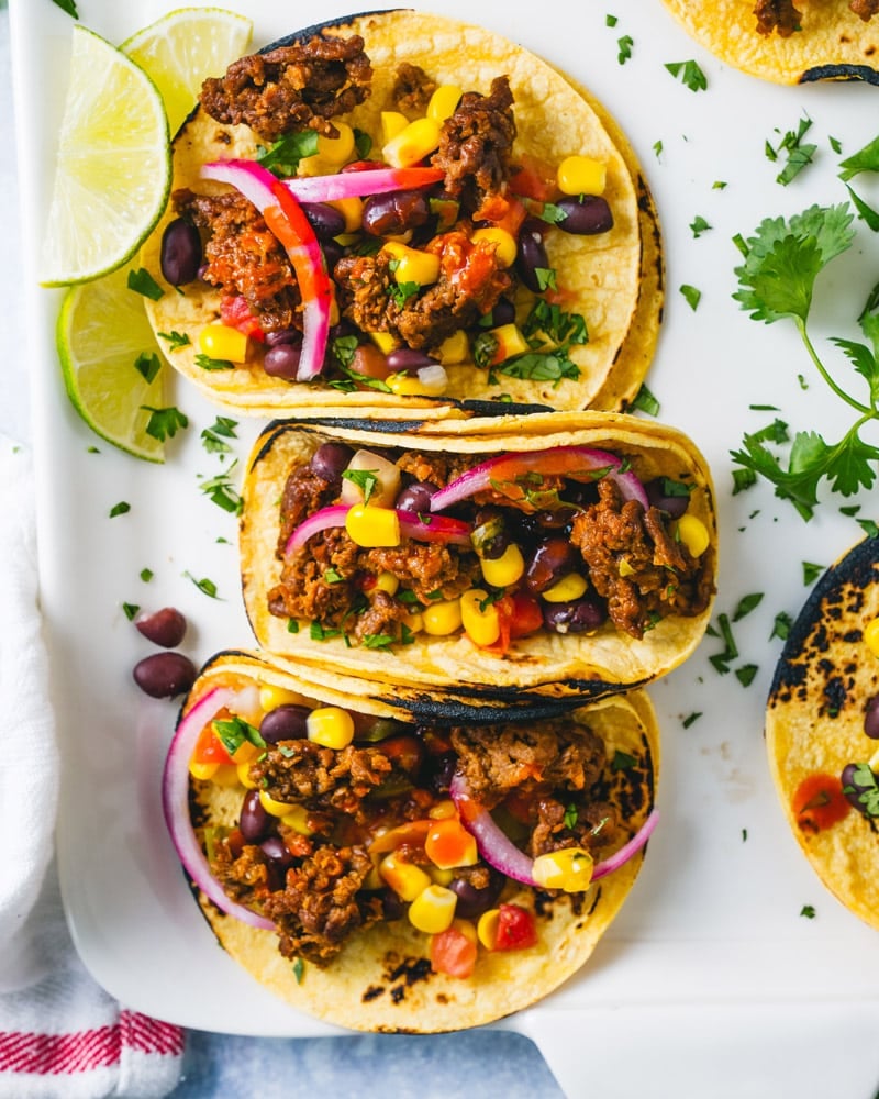 Plant based tacos