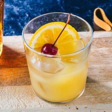 Whiskey and orange juice