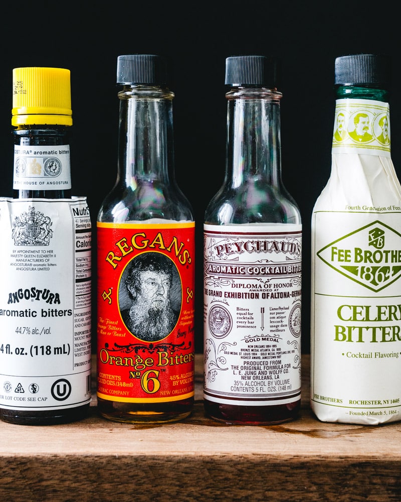 Orange bitters cocktails
