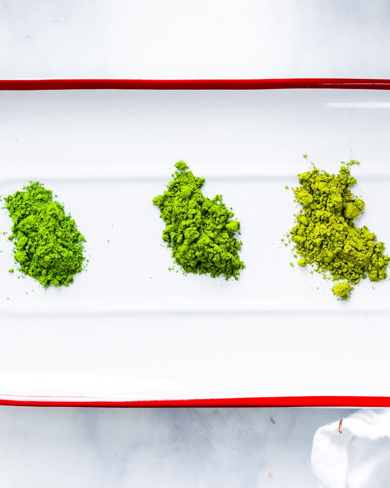 Matcha types