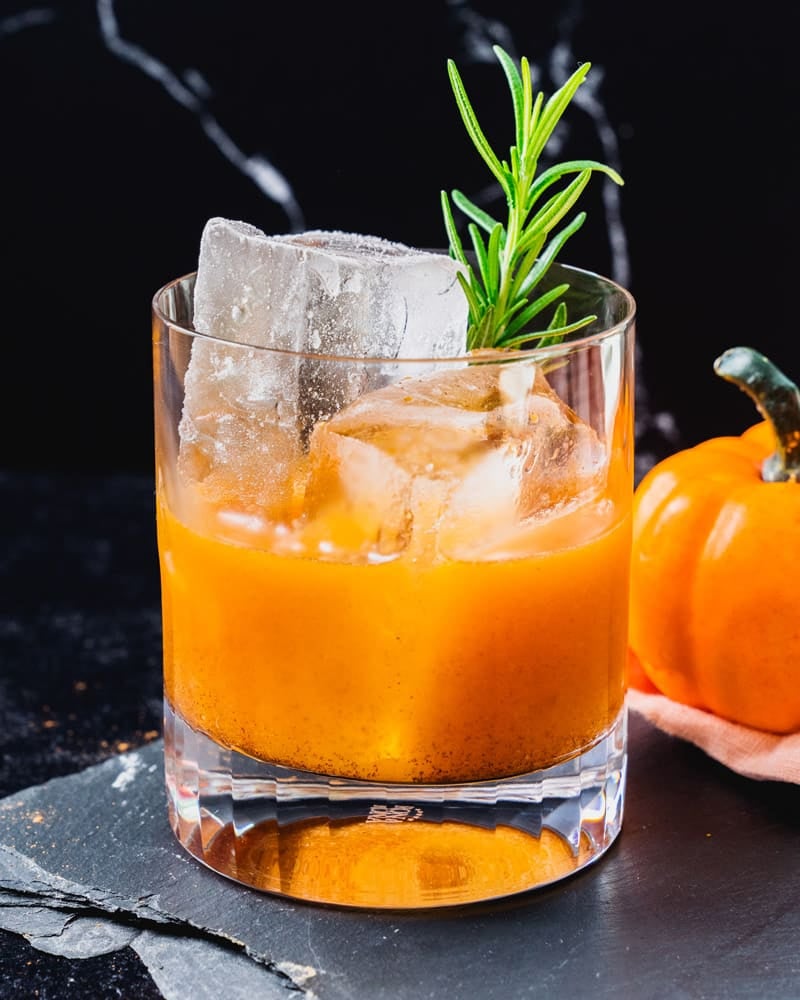 Pumpkin Cocktail Pumpkin Old Fashioned