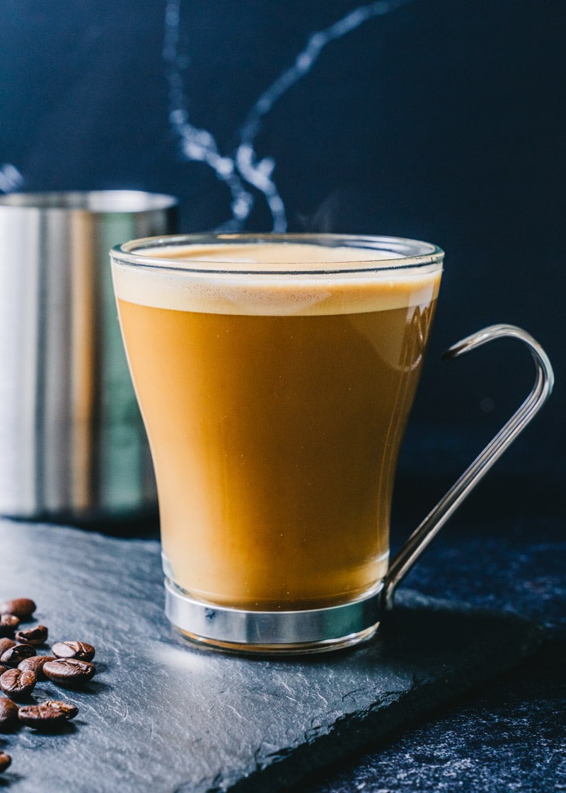 Almond milk coffee