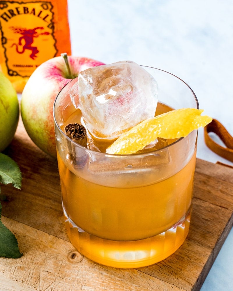 Fireball and apple cider