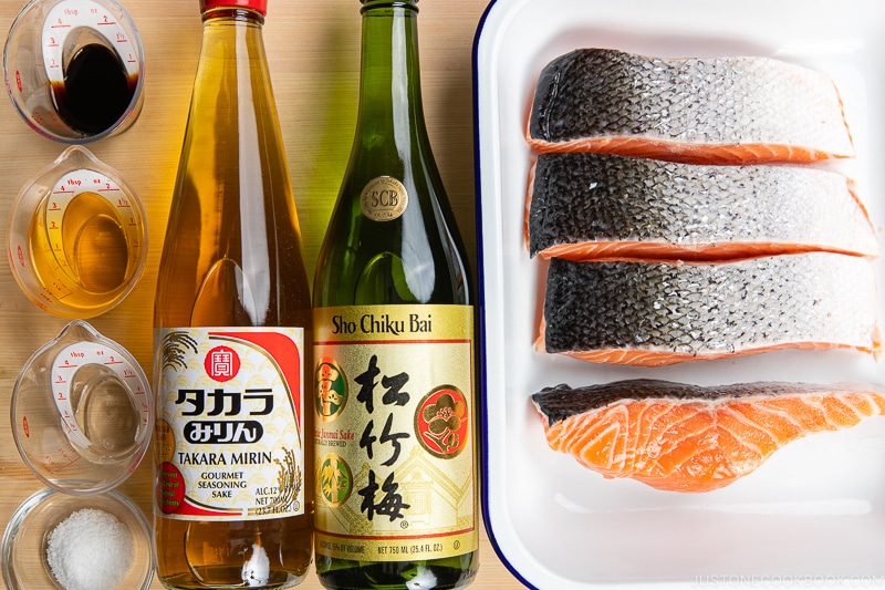 Mirin Salmon Ingredients