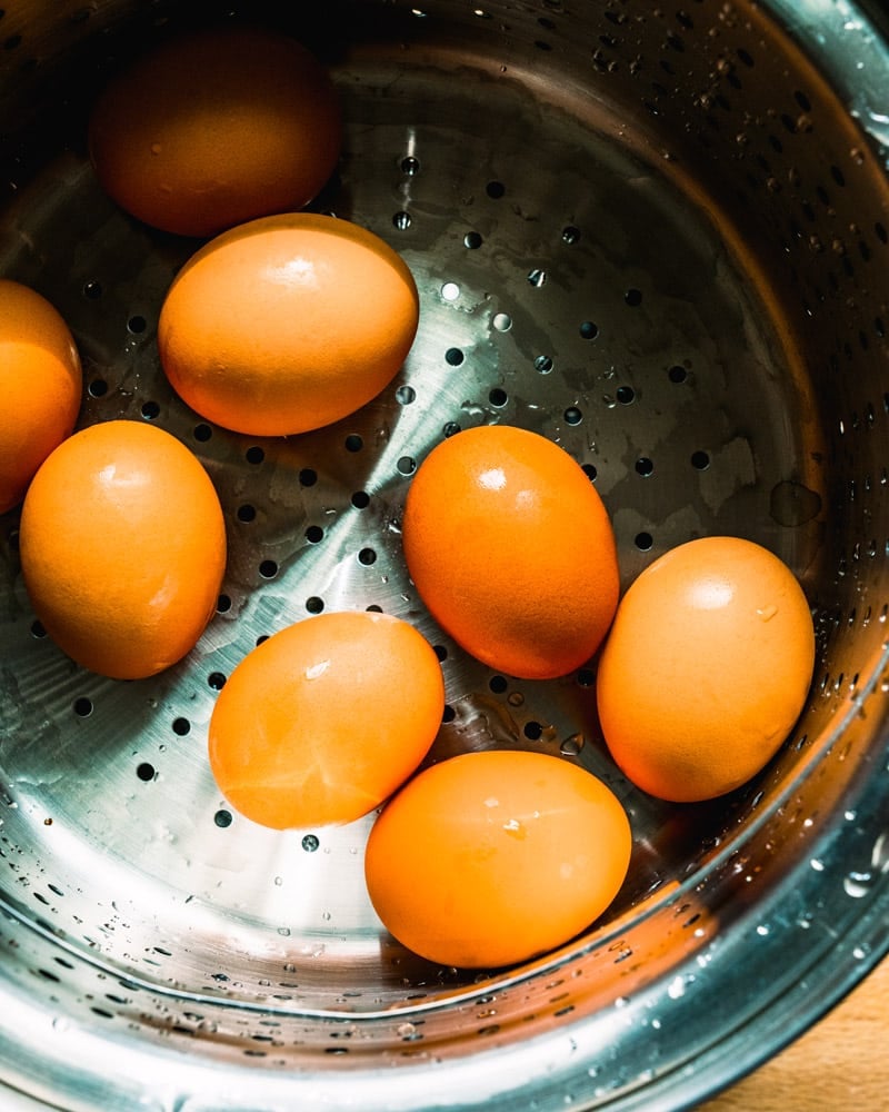 Steamed Hard Boiled Eggs