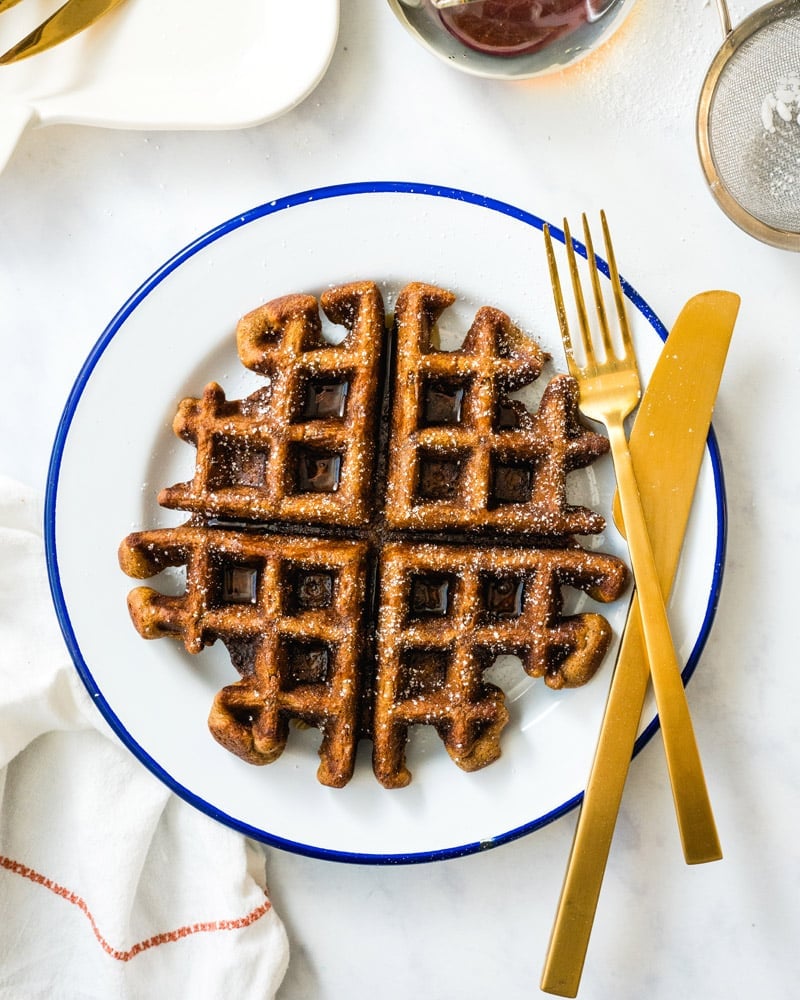 Gingerbread waffles