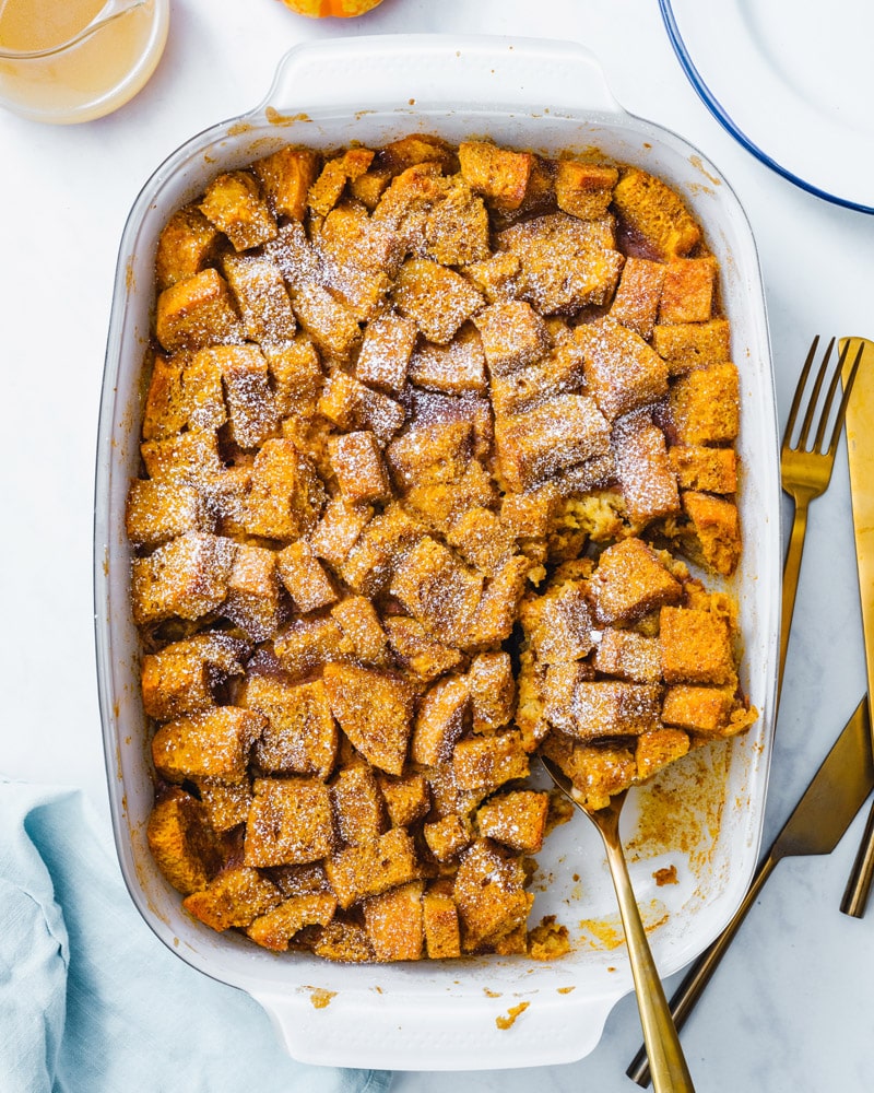 Pumpkin Bread Pudding