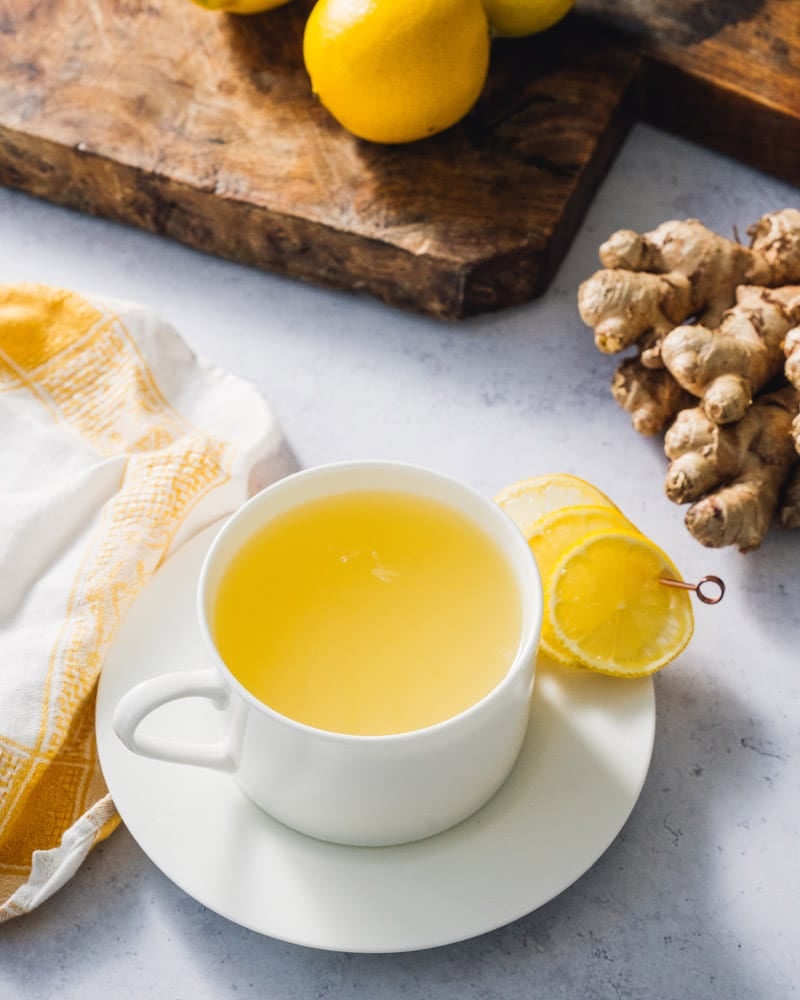 Lemon ginger tea