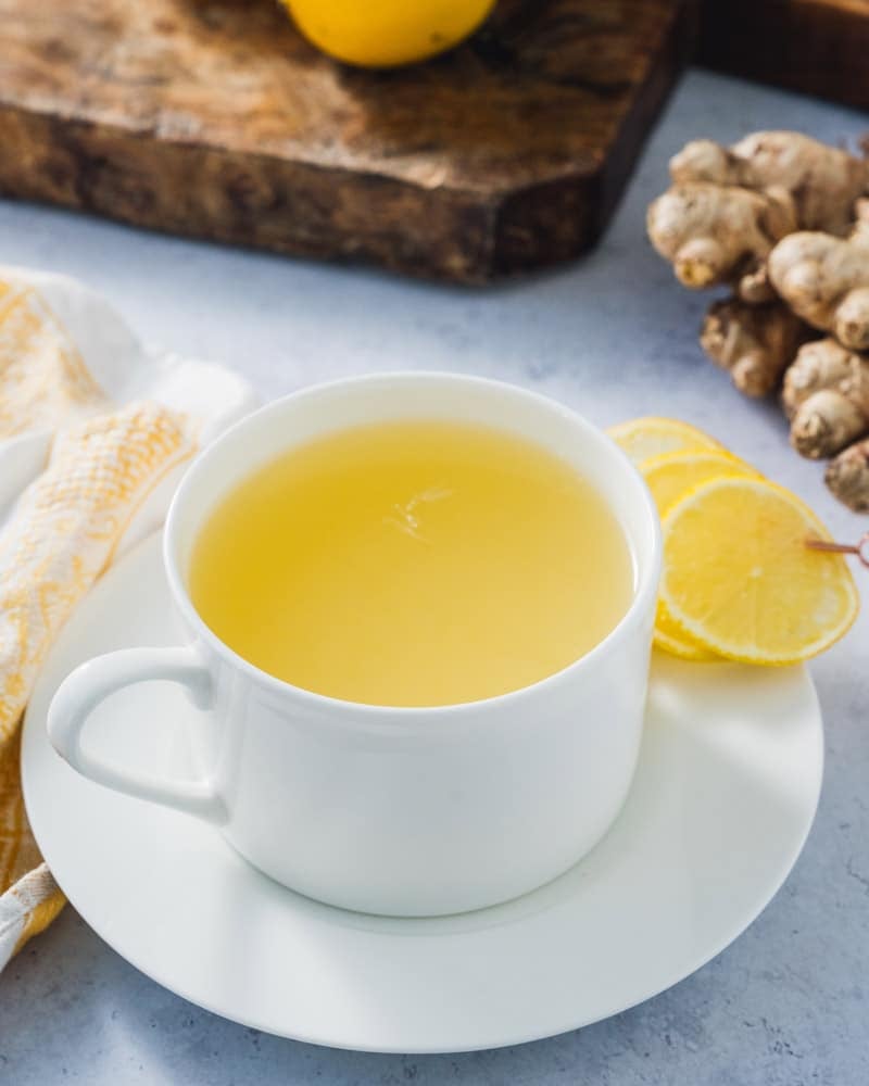 Lemon ginger tea
