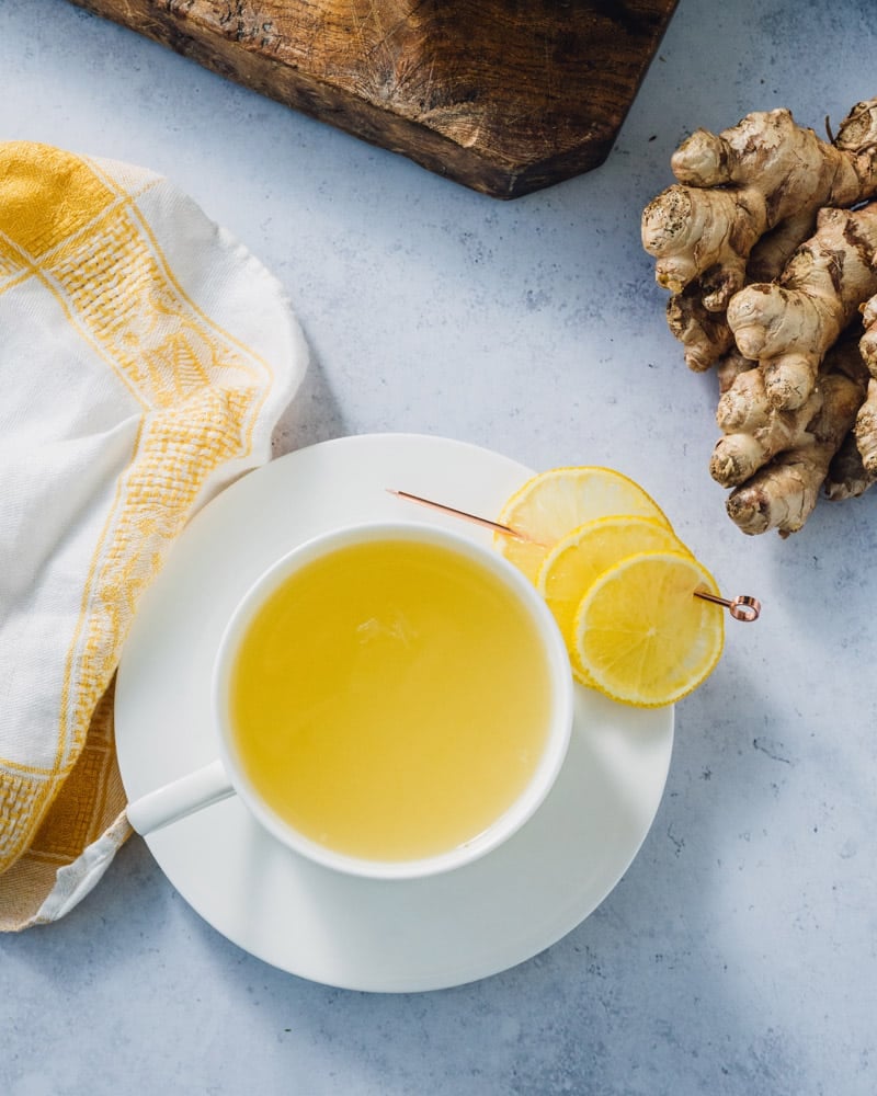 Lemon ginger tea