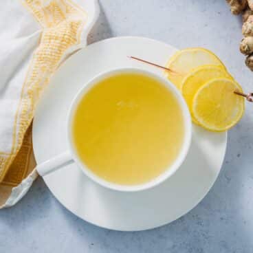 Lemon ginger tea