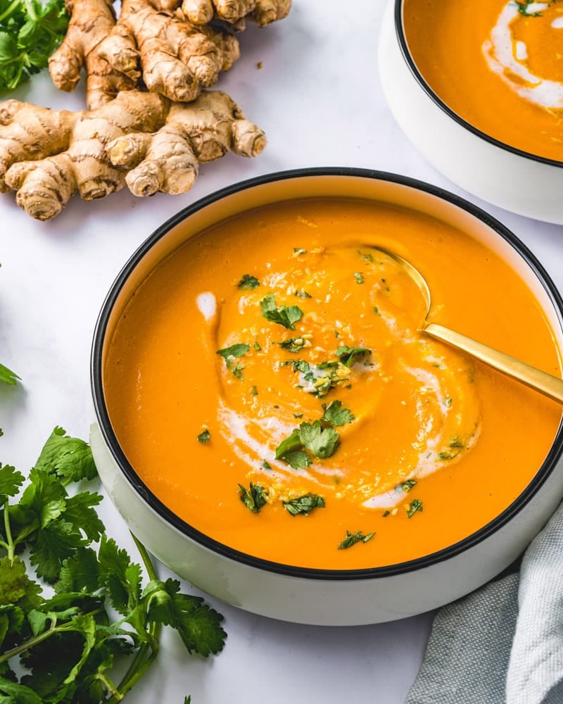 Carrot ginger soup recipe