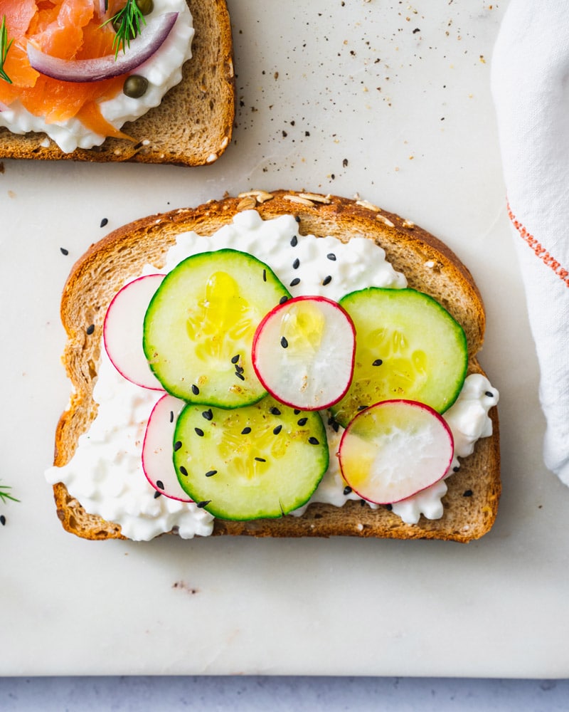 Cottage Cheese on Toast