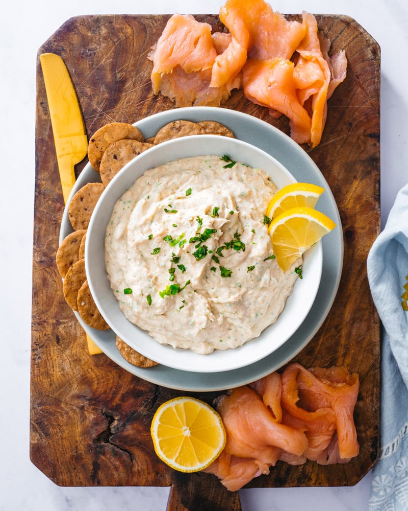 Smoked salmon dip