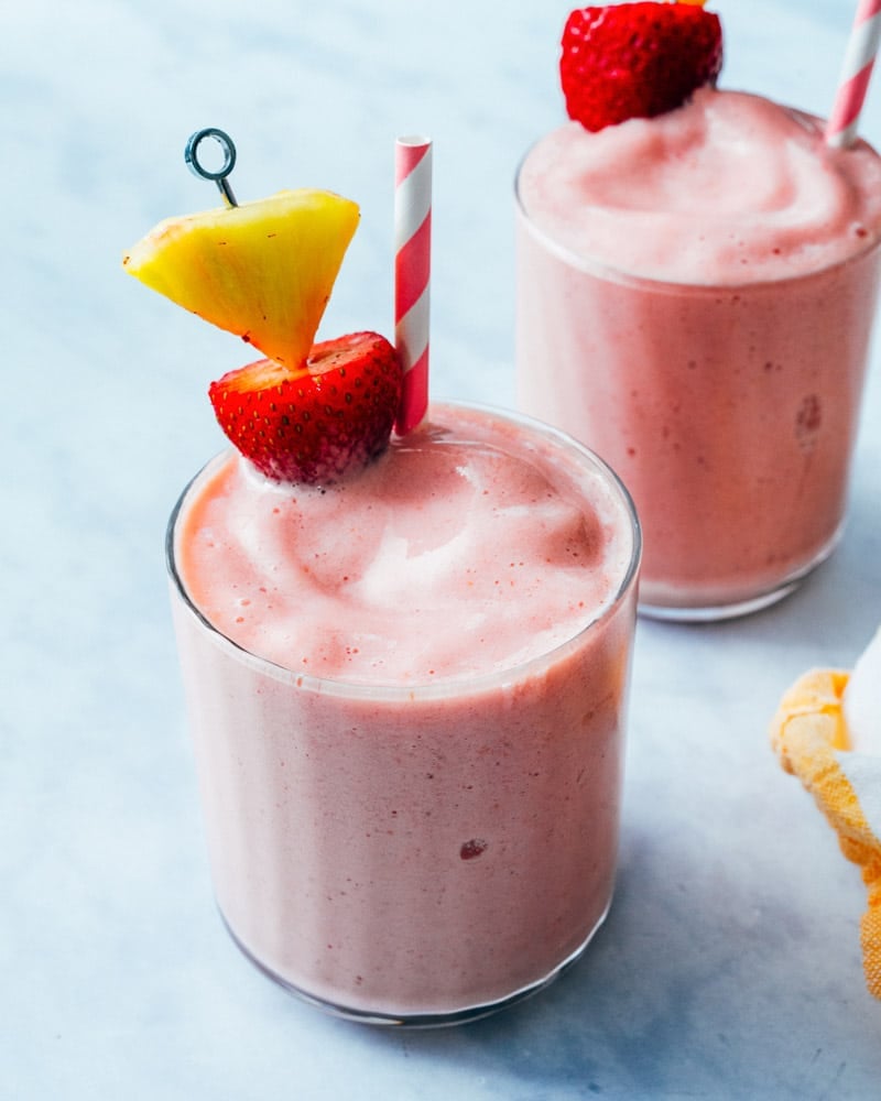 Strawberry pineapple smoothie