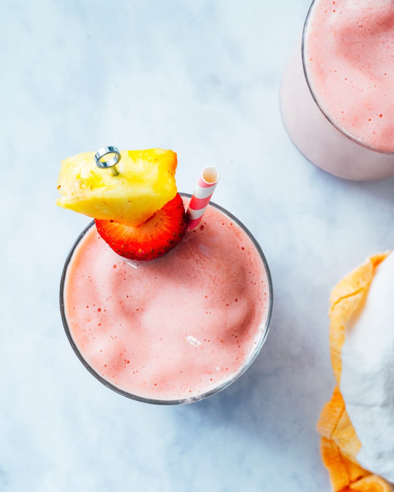Strawberry pineapple smoothie
