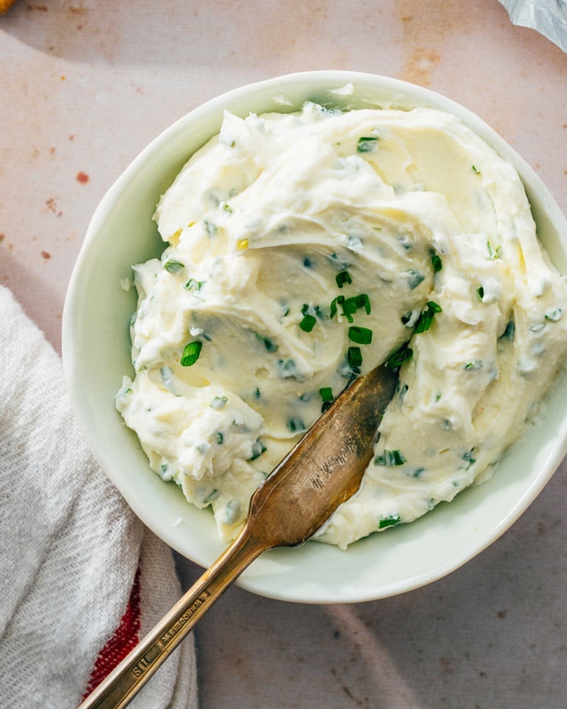 Chive cream cheese