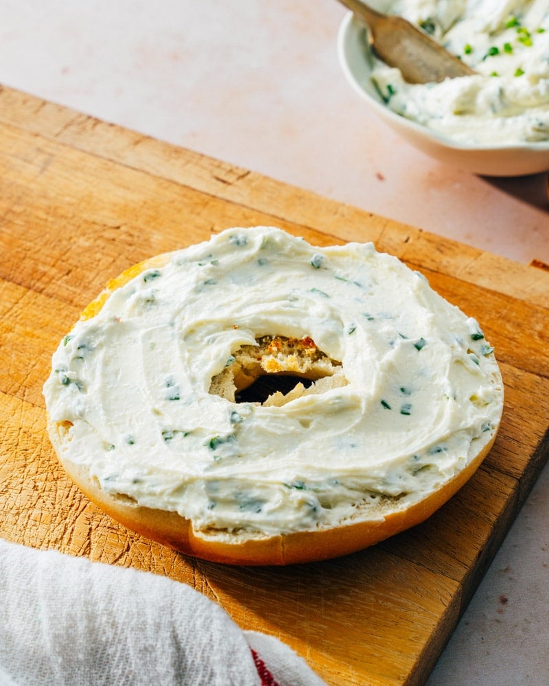 Chive cream cheese