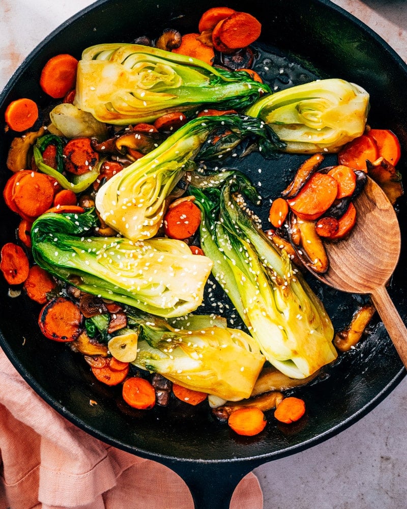 Baby Bok Choy Stir Fry