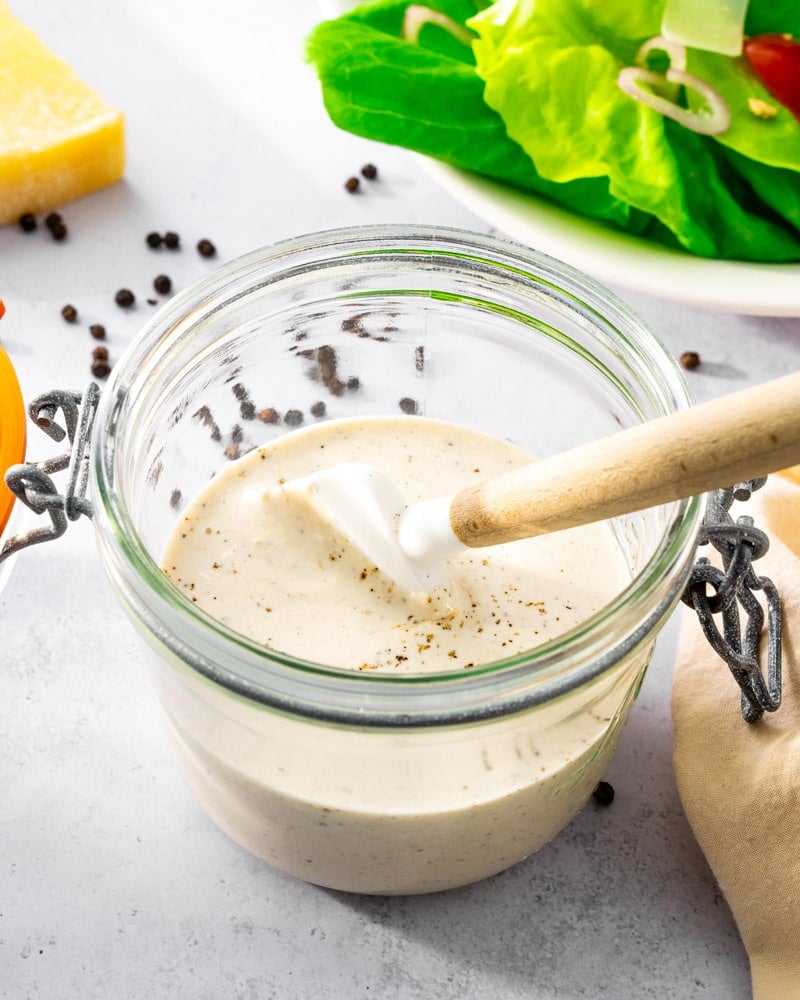 Parmesan peppercorn dressing