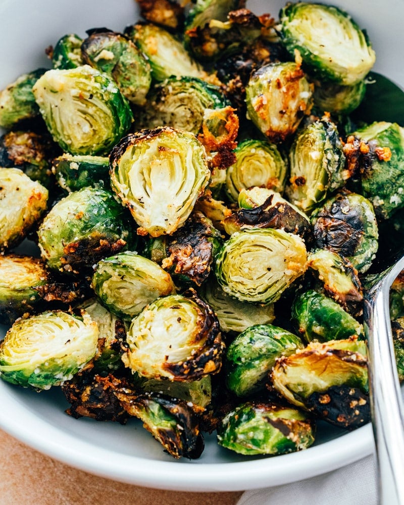 Roasted Brussels Sprouts with Garlic