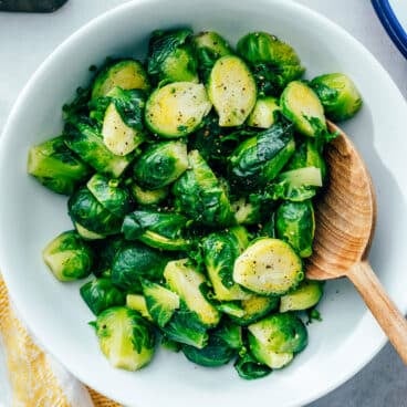 Steamed Brussels Sprouts