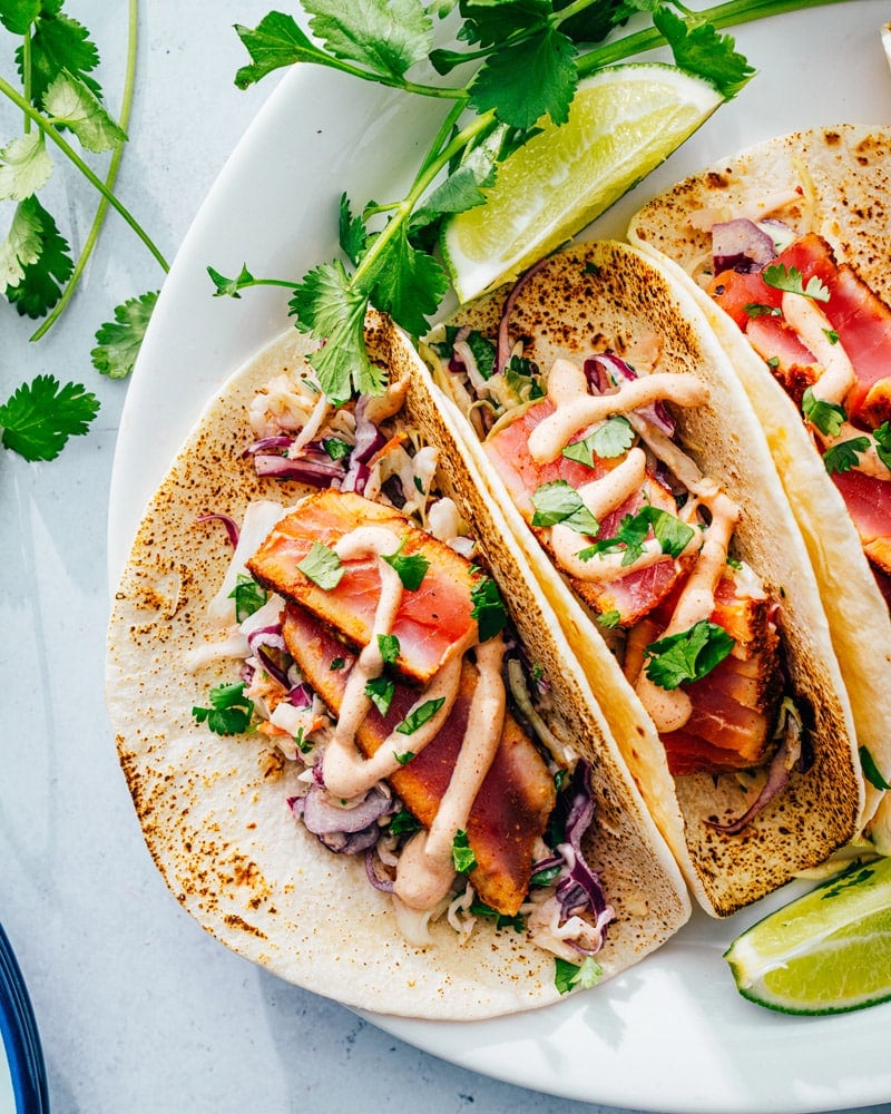 Tuna tacos