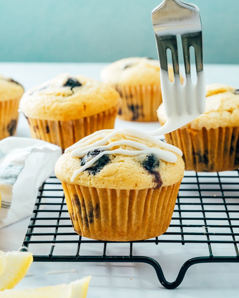 Blueberry lemon muffins