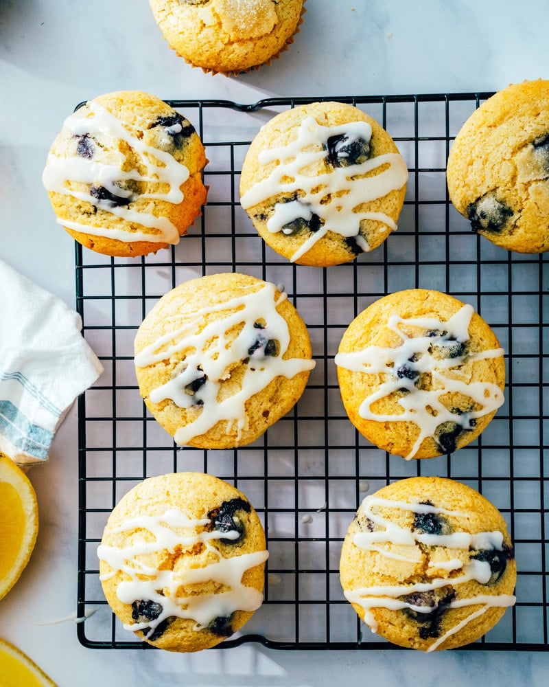 Lemon blueberry muffins