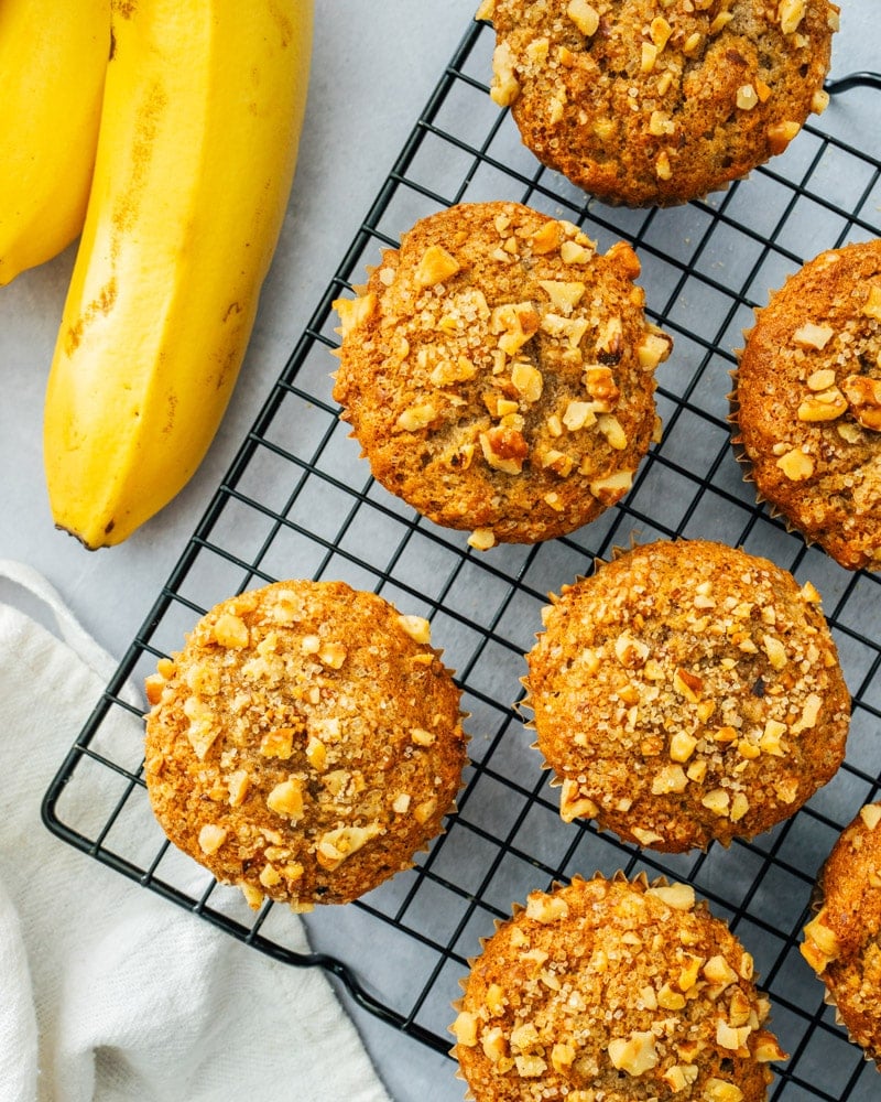Banana nut muffins
