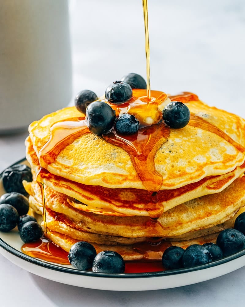 Blueberry pancakes