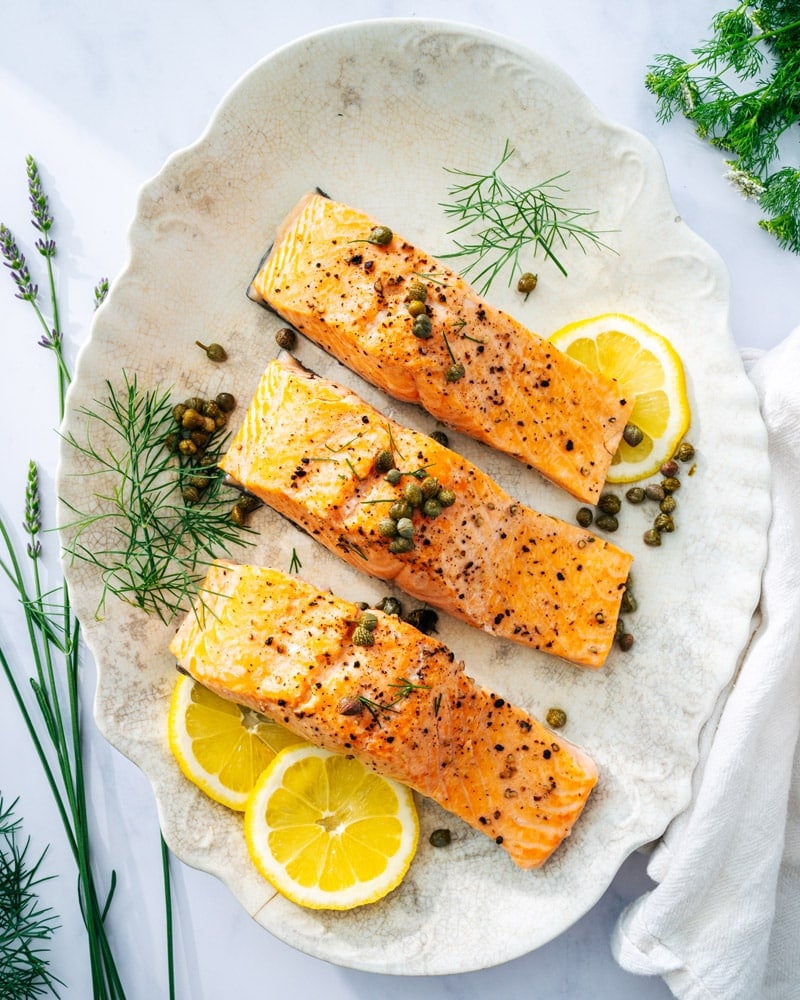 Poached Salmon