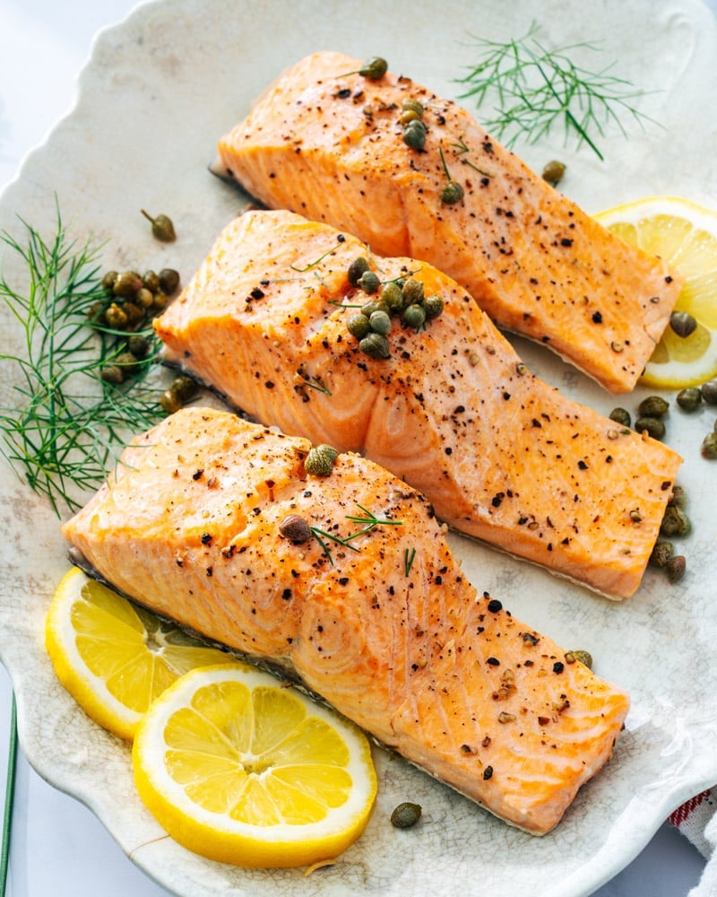 Poached Salmon