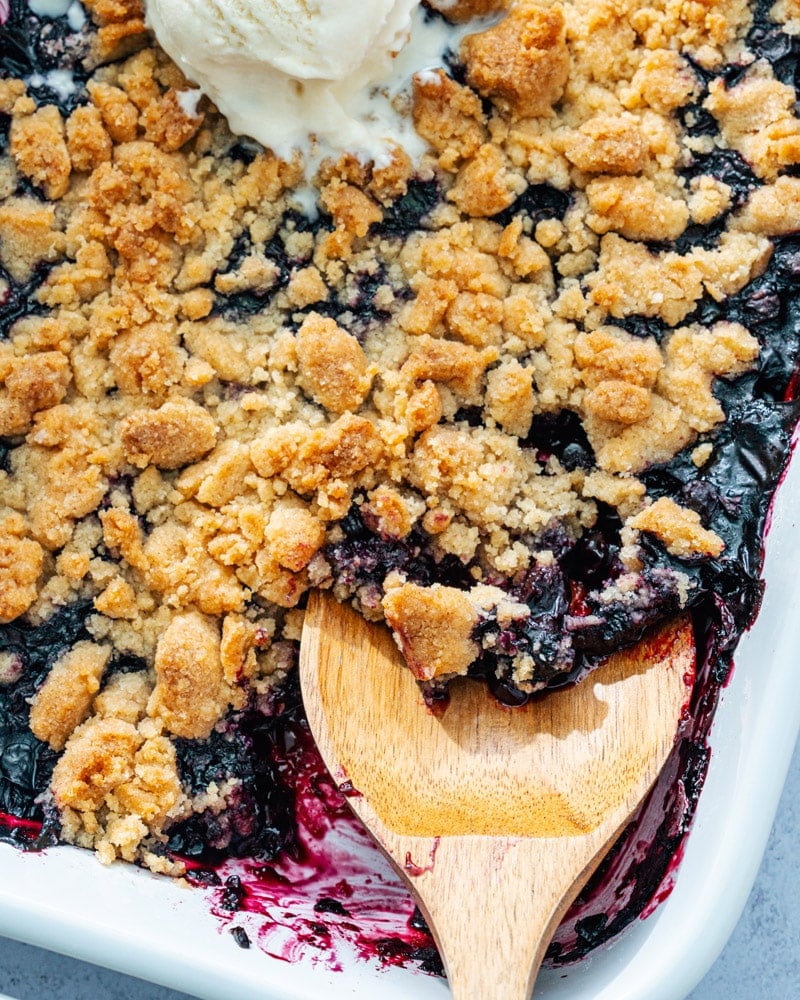 Blueberry crumble recipe
