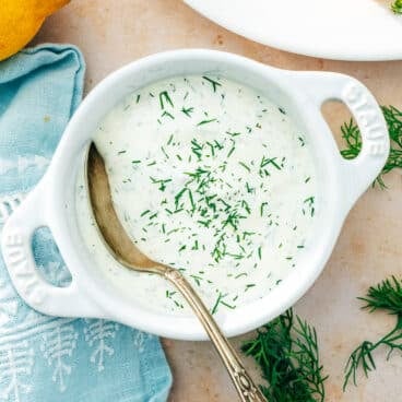 Dill sauce for salmon