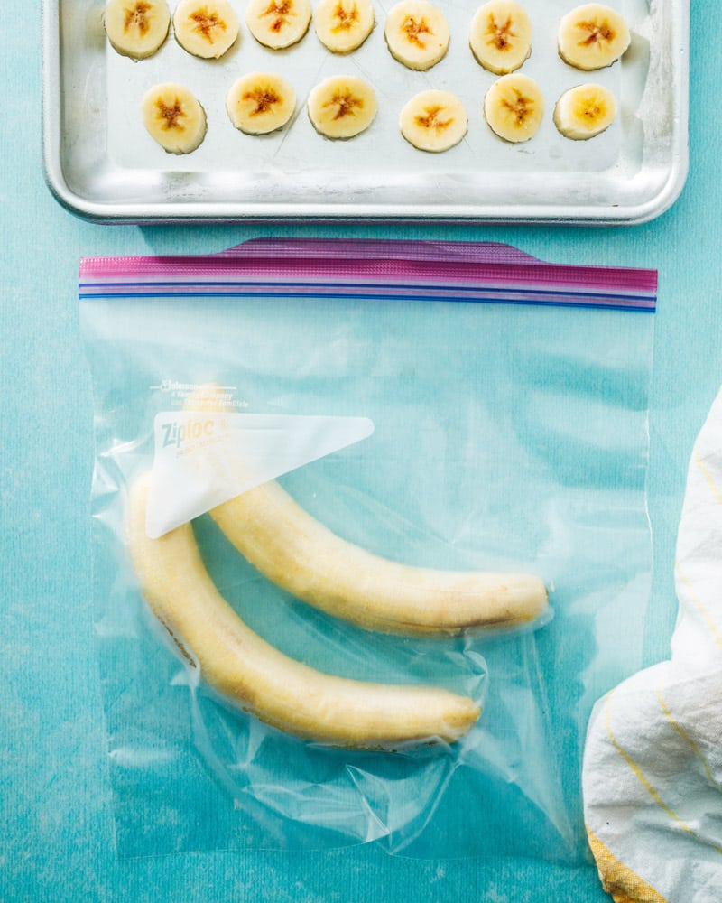 How to freeze bananas