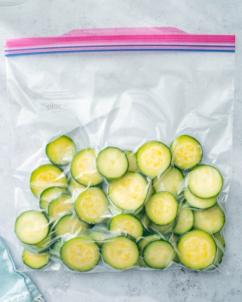 How to freeze zucchini