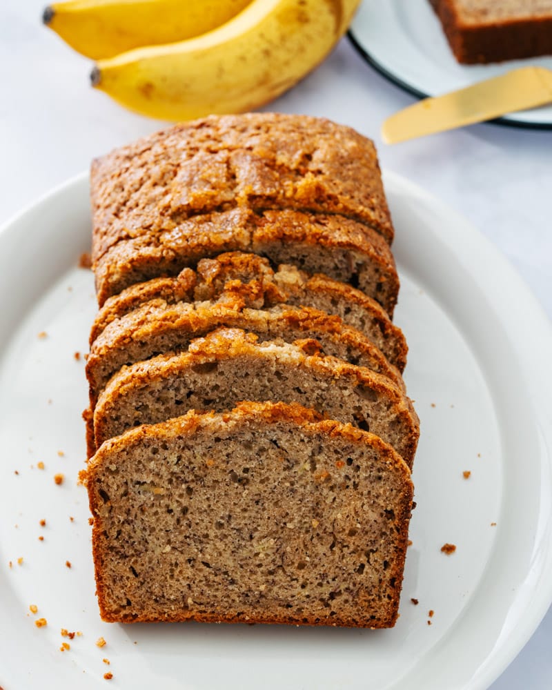 Banana bread with sour cream