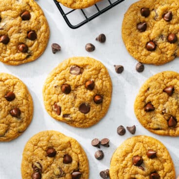 Pumpkin chocolate chip cookies
