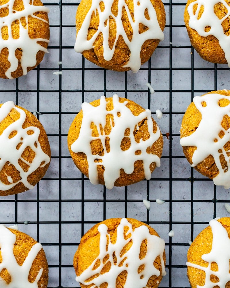 Iced Pumpkin Cookies