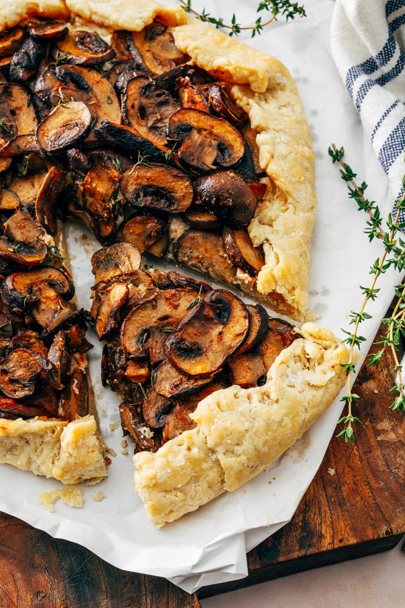 Mushroom galette