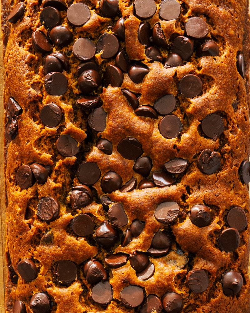 Pumpkin Chocolate Chip Bread