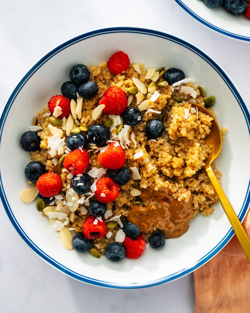 Quinoa breakfast bowl